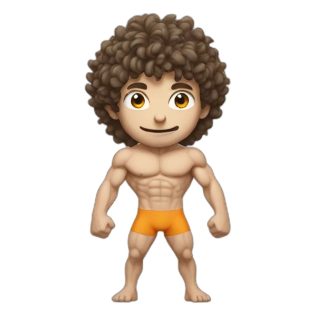 very muscular adam ondra sticker