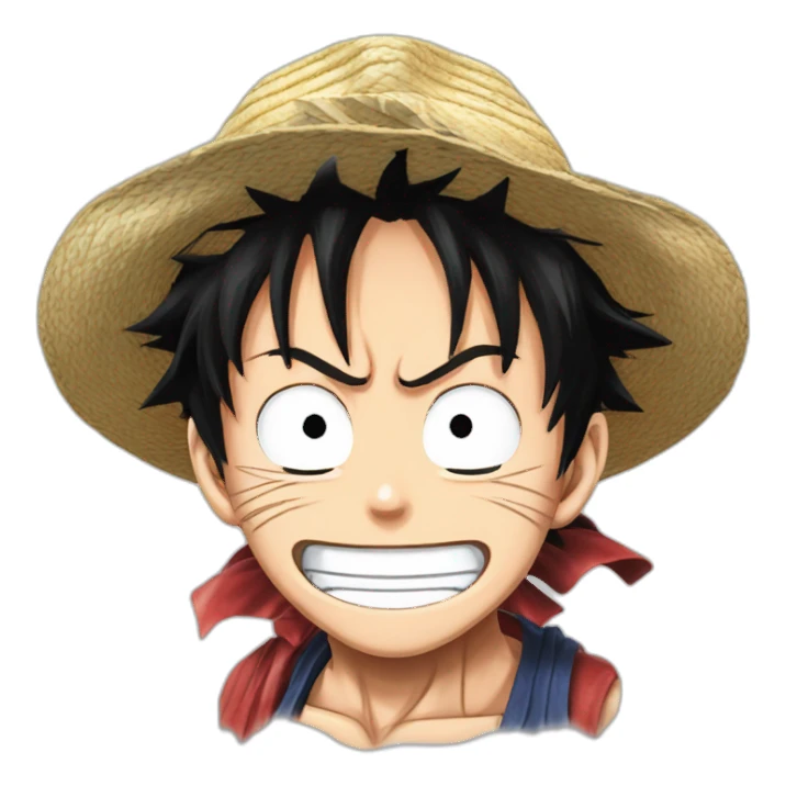 detailed Monkey D. Luffy gear 5 sticker