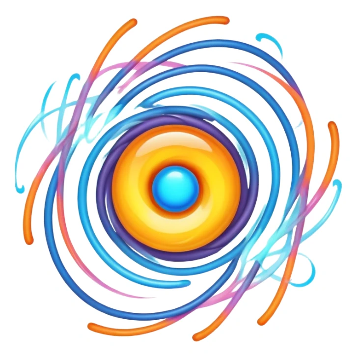 Magnetic energy vibes sticker