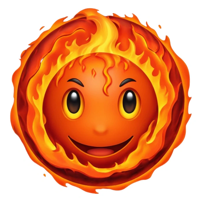 planet, surface covered in lava sticker