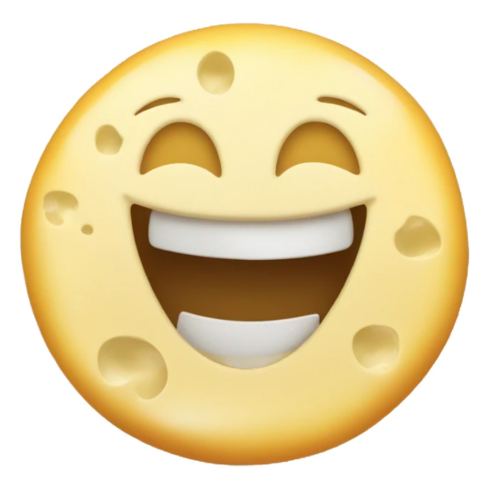 cheese smile sticker