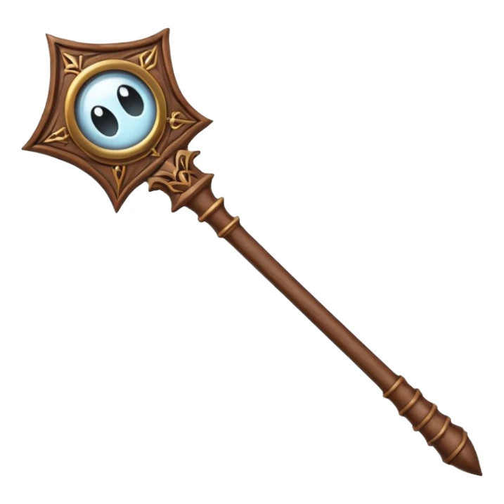 Harry Potter magic wand Brown  sticker