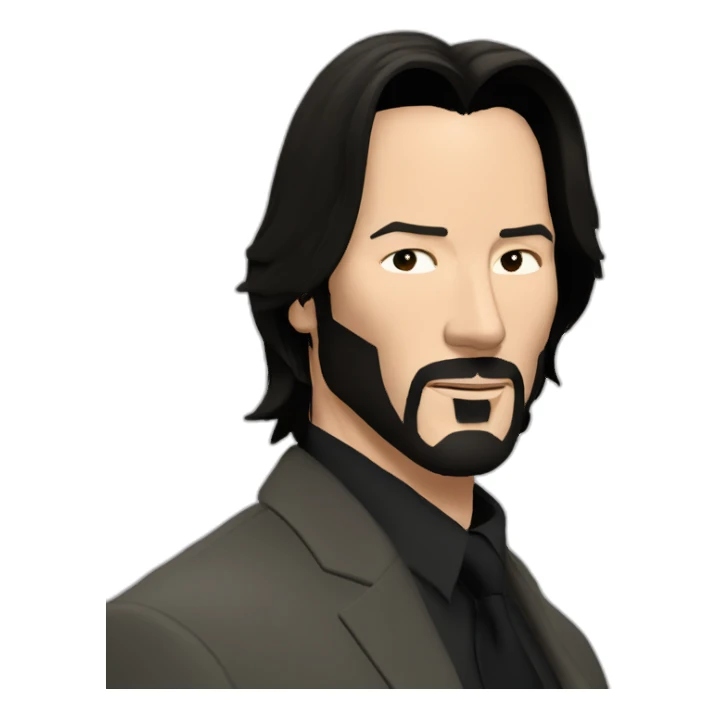 keanu reeves affirmative sticker
