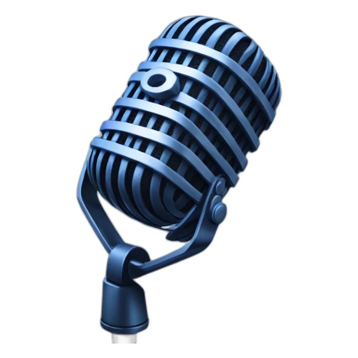 podcast microphone sticker