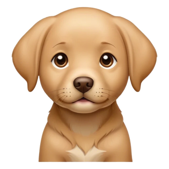 cute labrador puppy sticker