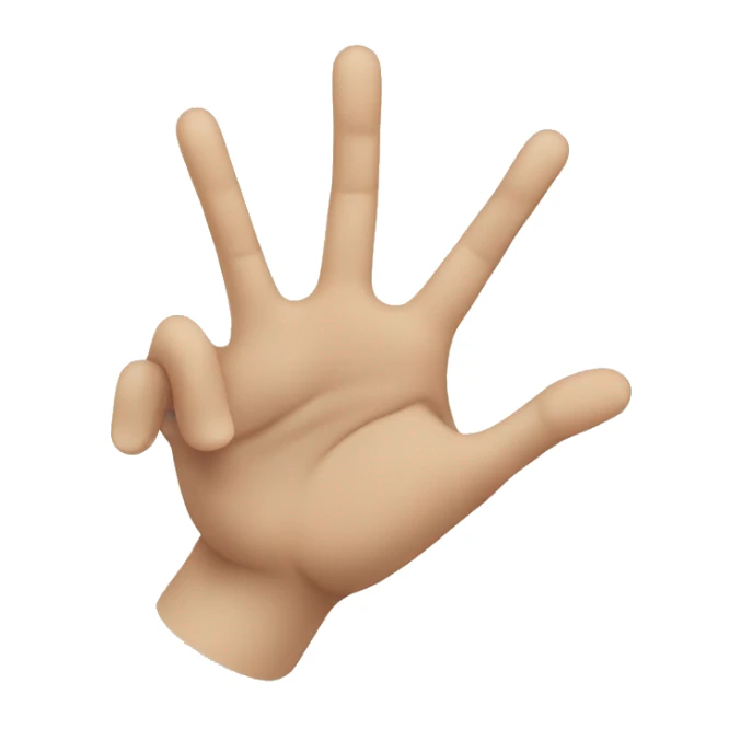 hand doing the yvl sign sticker