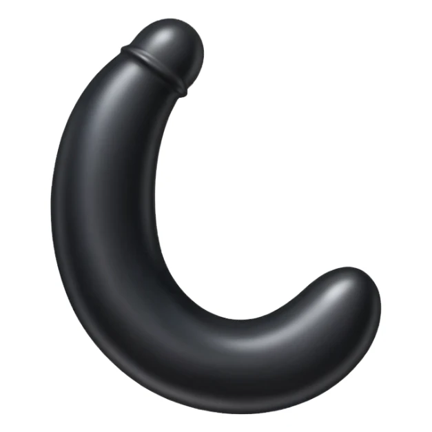 black oiled up penis sticker