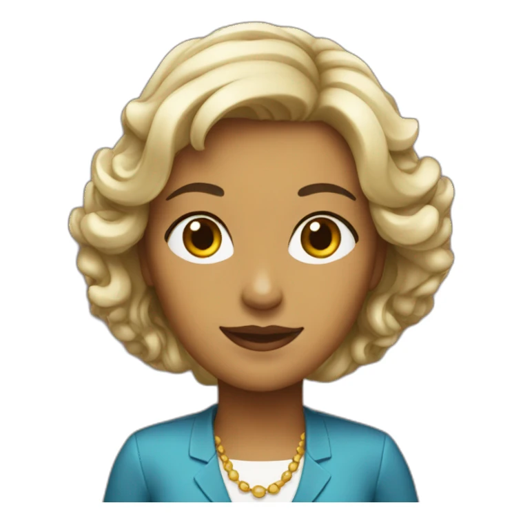 femme présidente sticker