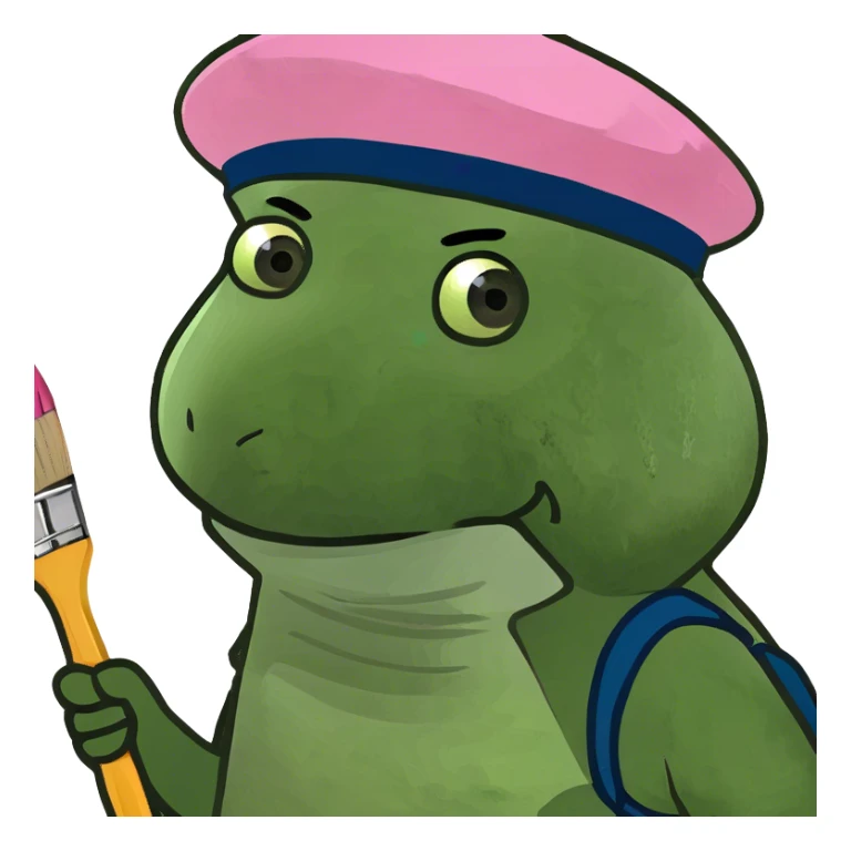 pink spam artist sticker