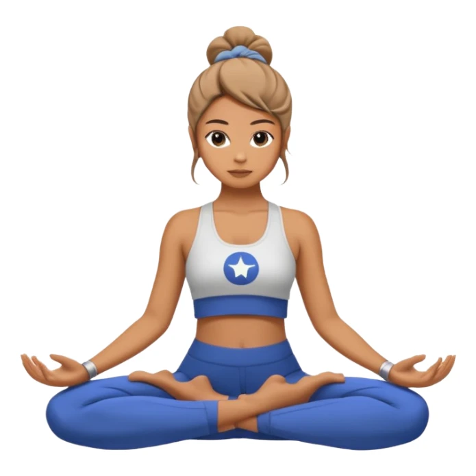 A 6 7 yoga Star Wars sticker