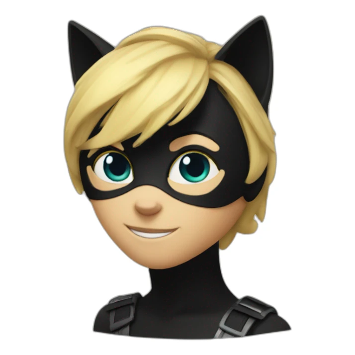 Cat noir from miraculous sticker