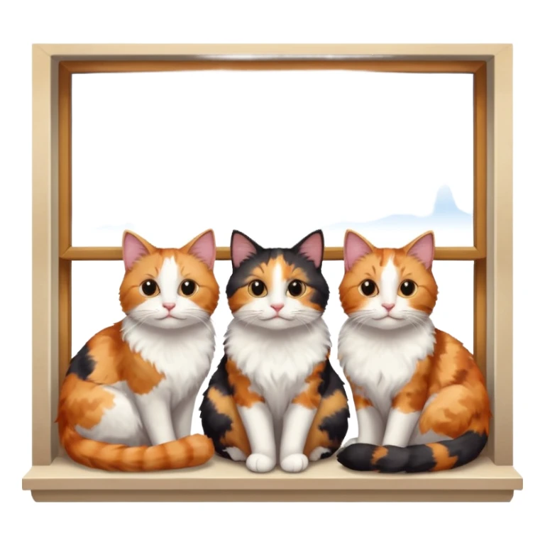 Cats on Windowsills sticker