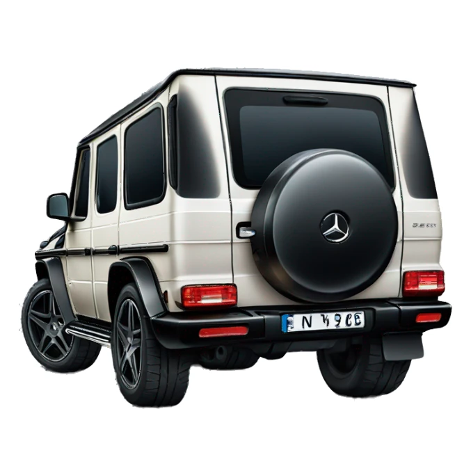 Black Mercedes g-wagon sticker