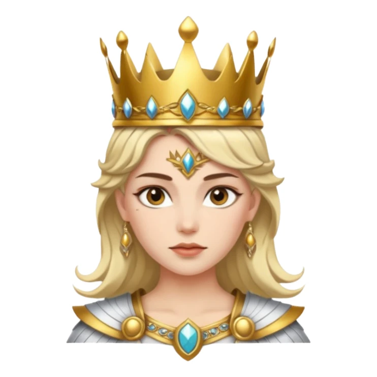 Valkyrie warrior crown sticker