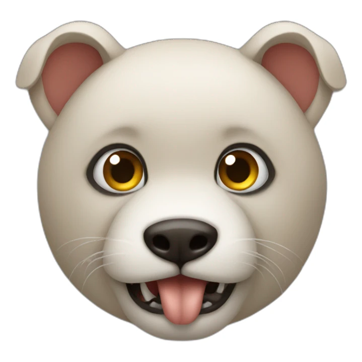 tensions with animal face sticker