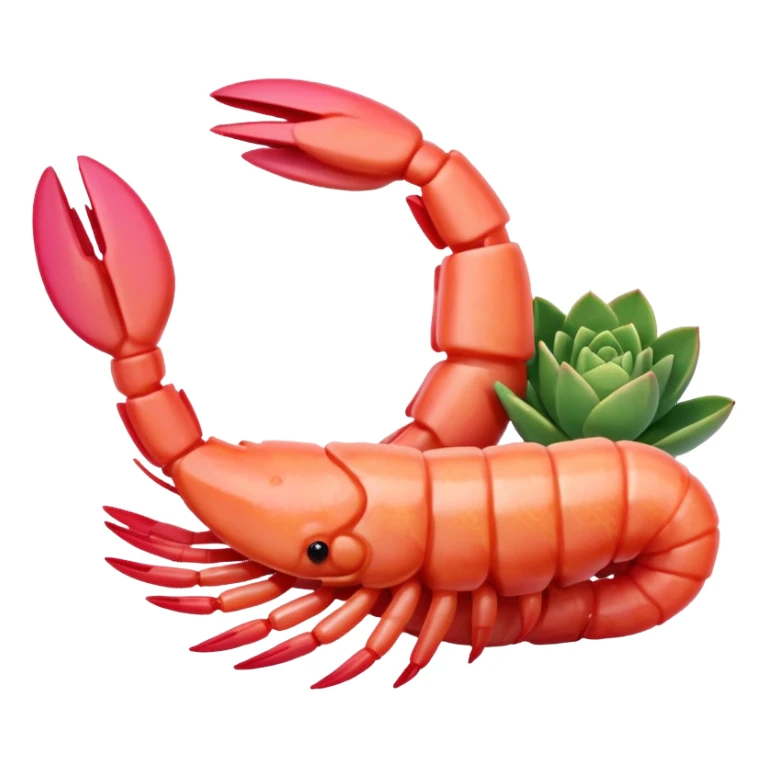 camarón cocido sticker