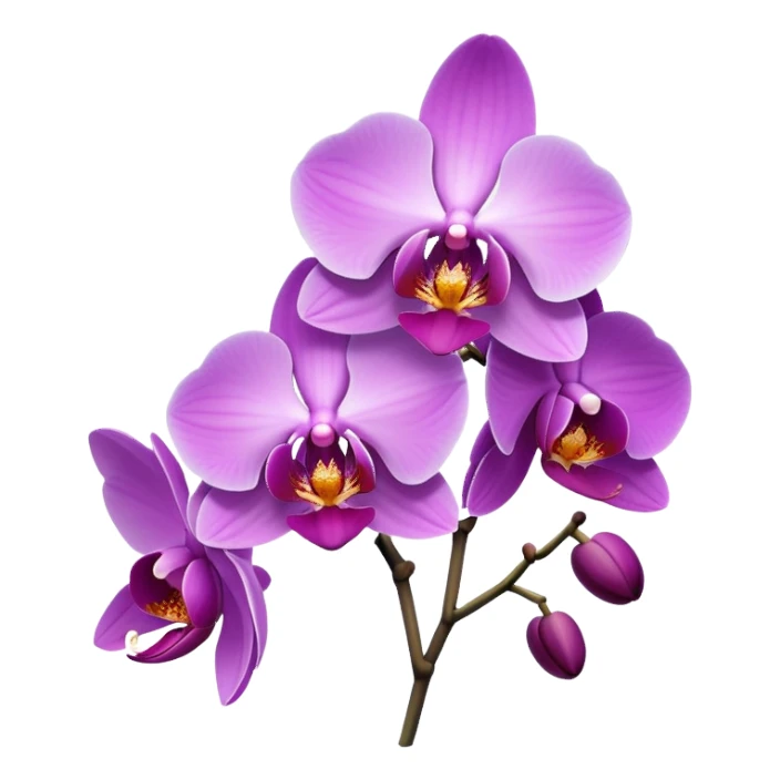 Orchid purple  sticker