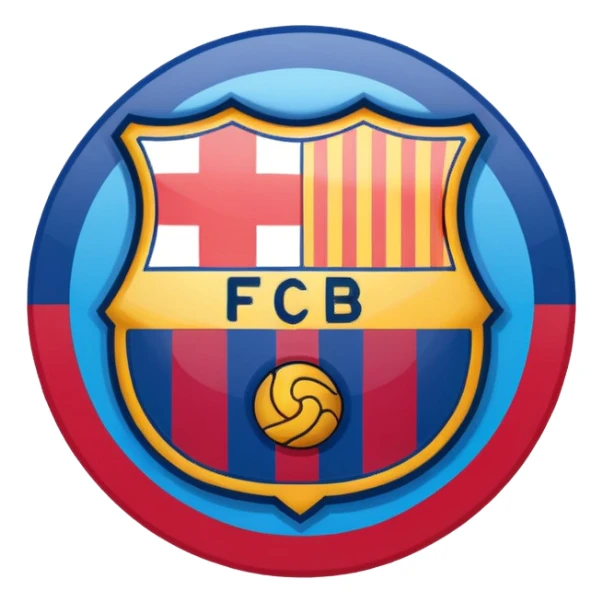 Fc barcelona logo  sticker