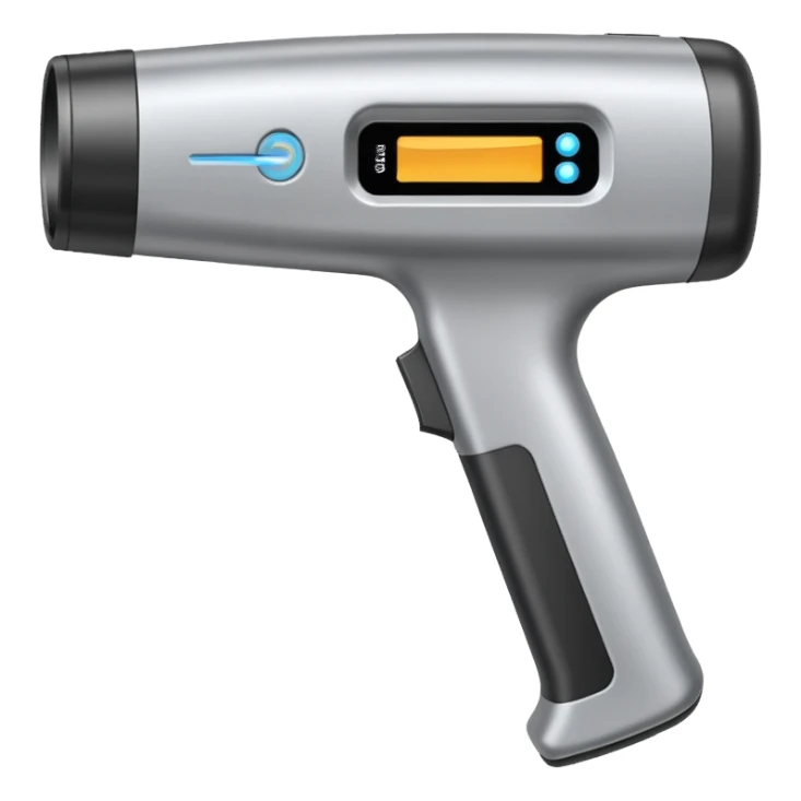 Hand-held metal scanner  sticker