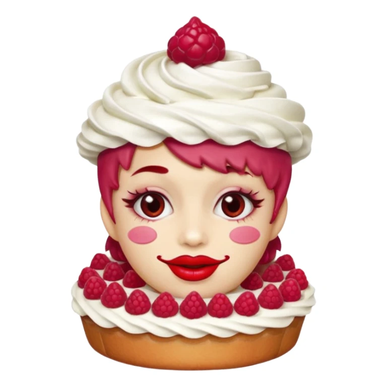 Raspberry torte human sticker