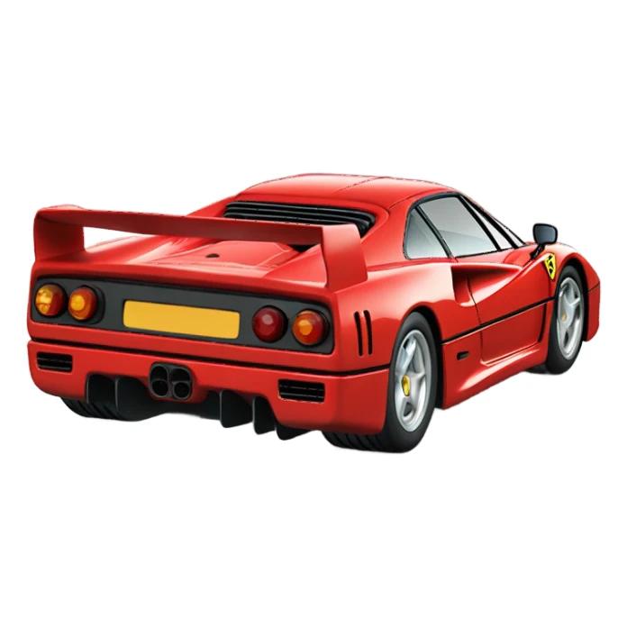 Ferrari f40 sticker