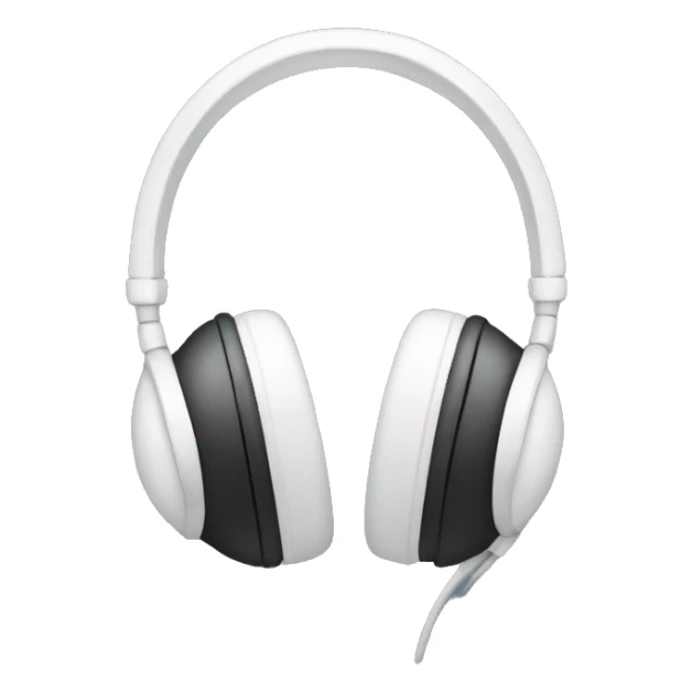 Headphones with a bow on them sticker