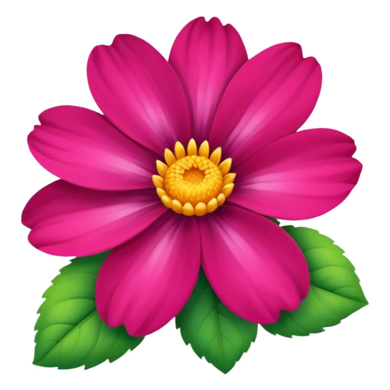 a beautiful flower sticker
