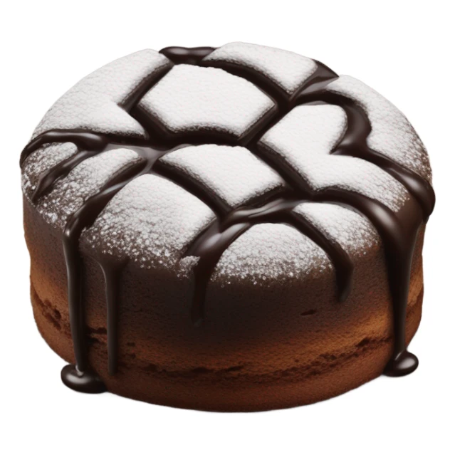 chocolate lava cake sticker