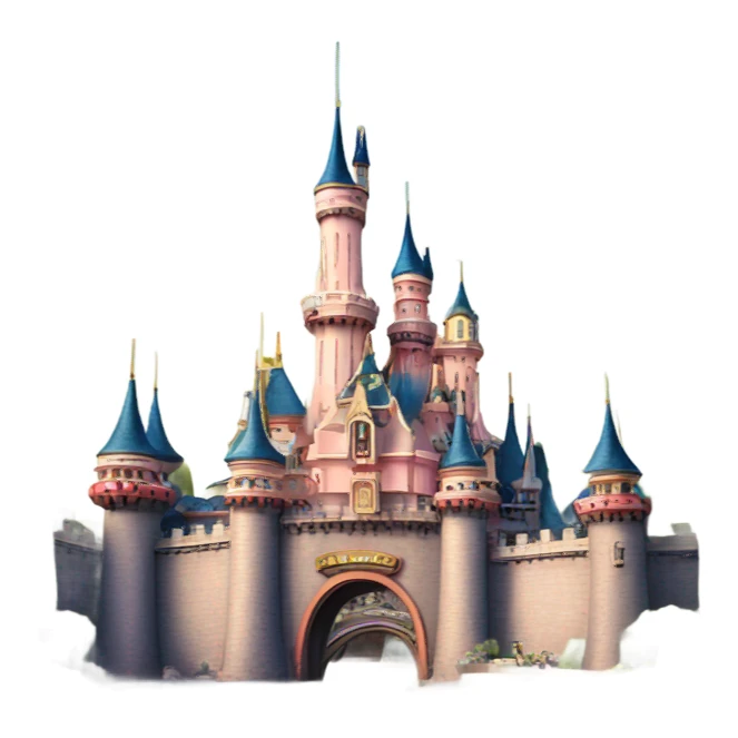 Disneyland Shanghai castle sticker