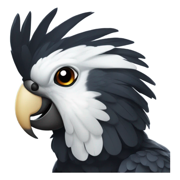 Black cocard  sticker