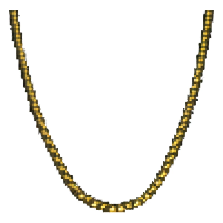 gold chain necklace sticker