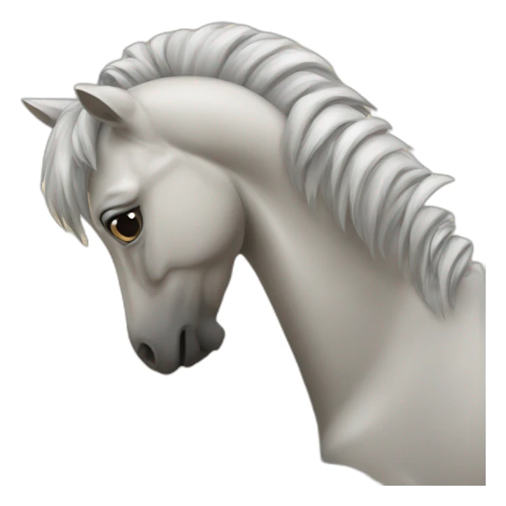 Cheval à la plage sticker