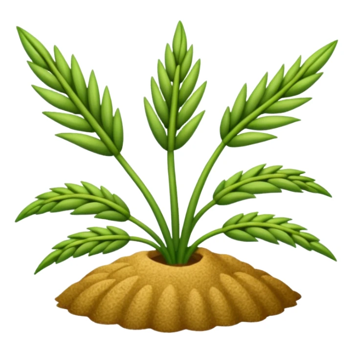 rye plant sticker