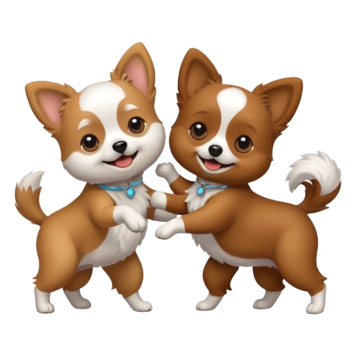 2 perritos bailando sticker