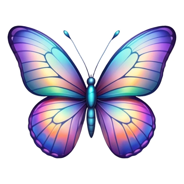 Iridescent Butterfly  sticker