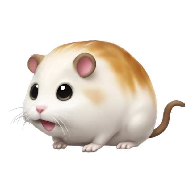 Poop monster hamster sticker