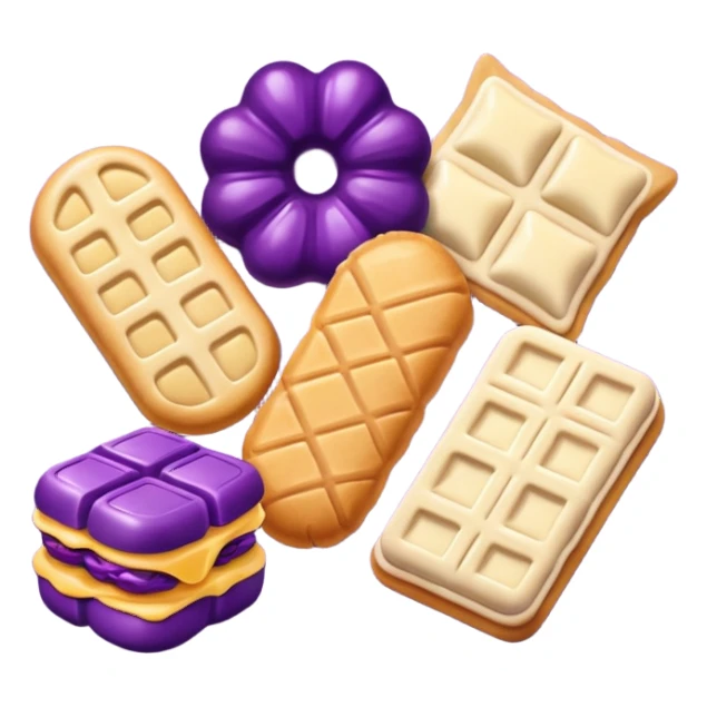 purple snack array sticker