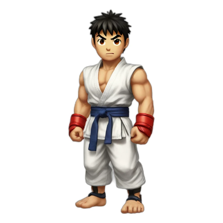 street-fighter6-ryu sticker