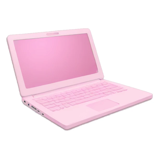 pastel pink laptop sticker