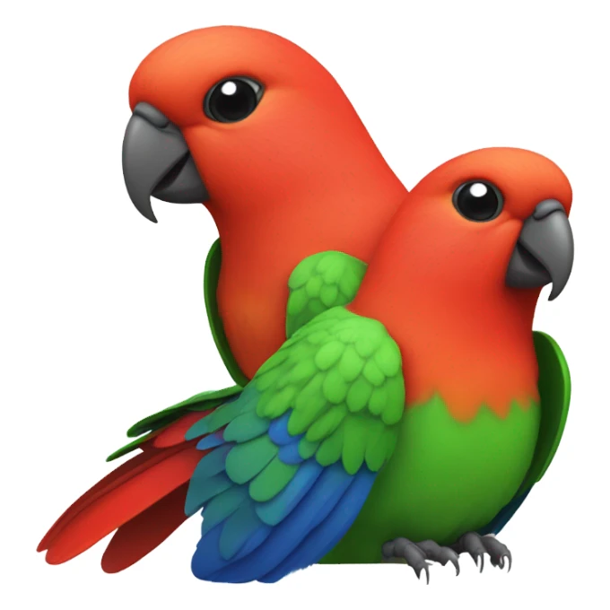 King parrot sticker