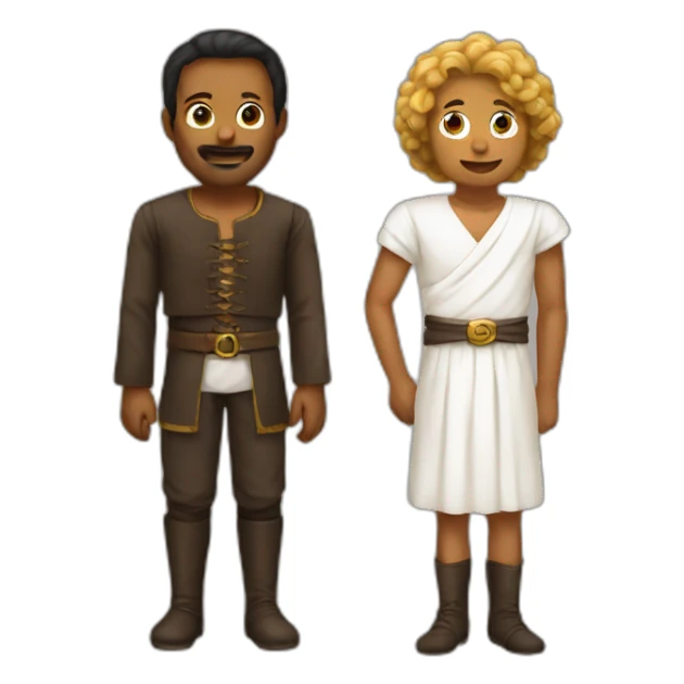 master and slave sticker