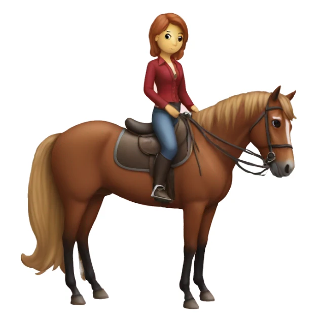 Mz with a horse sticker