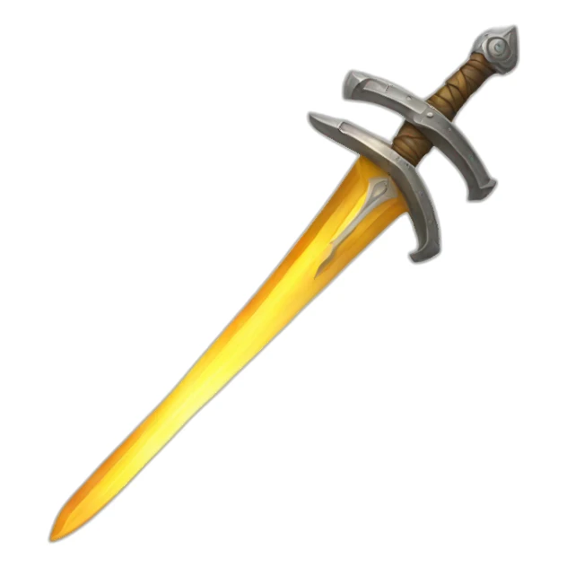 lighting glass sword sticker