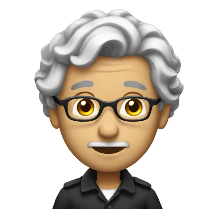 maestro regañando sticker