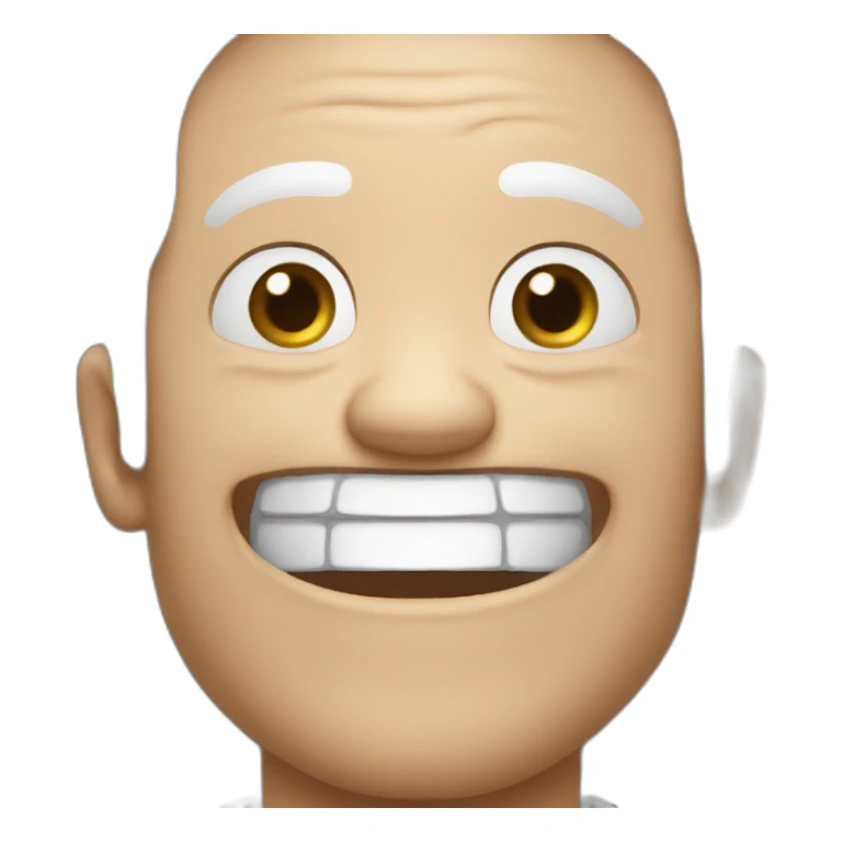 hide the pain harold grinning sticker