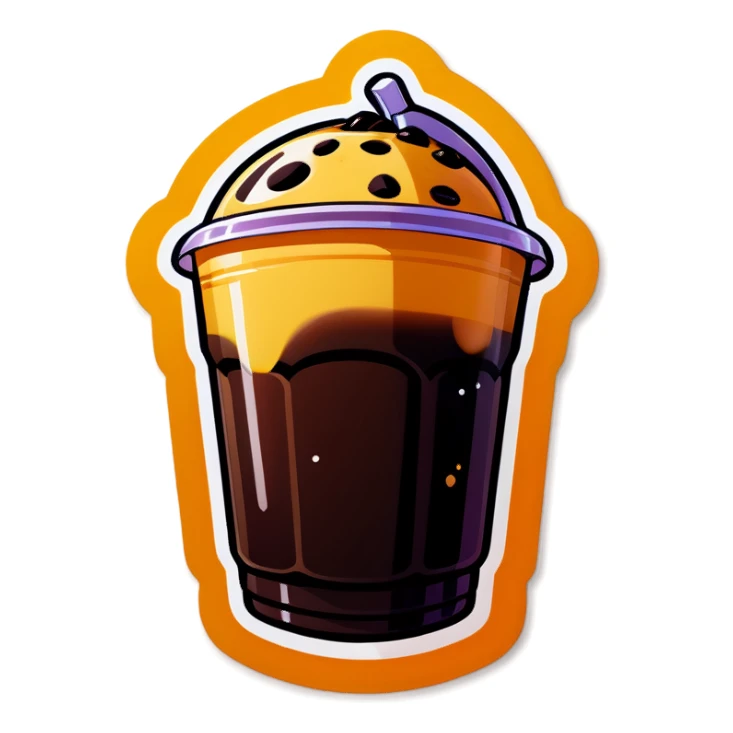 Boba sticker