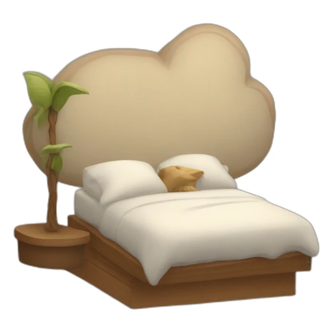 Élone musc qui dort sticker