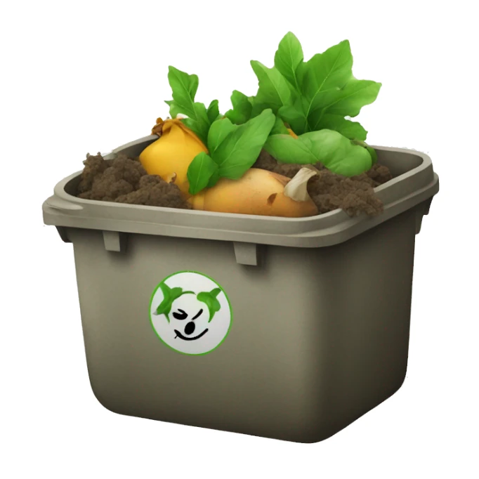 organic waste sticker