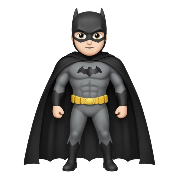 caucasian batman full body sticker