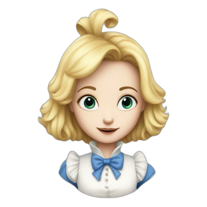 alice and wonderland rabbit hole sticker